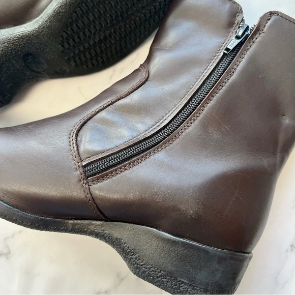 Martino Lindsay Weatherproof Leather Canadian Made Women's Boots Brown Size 10 - Picture 8 of 15
